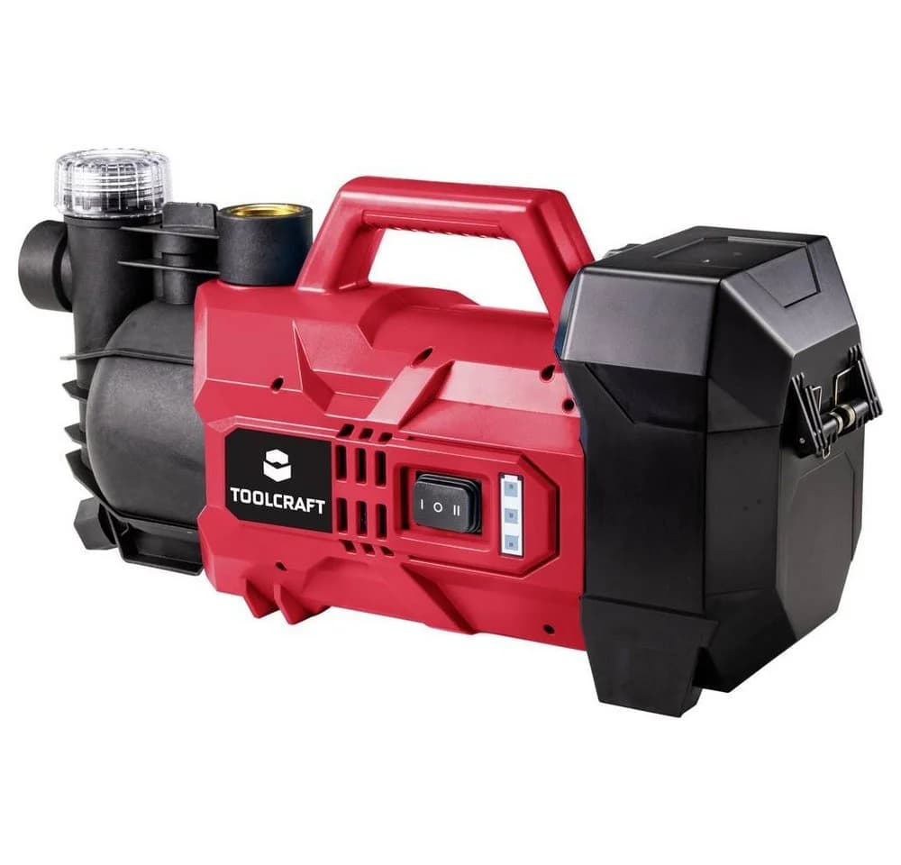 TOOLCRAFT Akku-Gartenpumpe 2800 l/h 22m