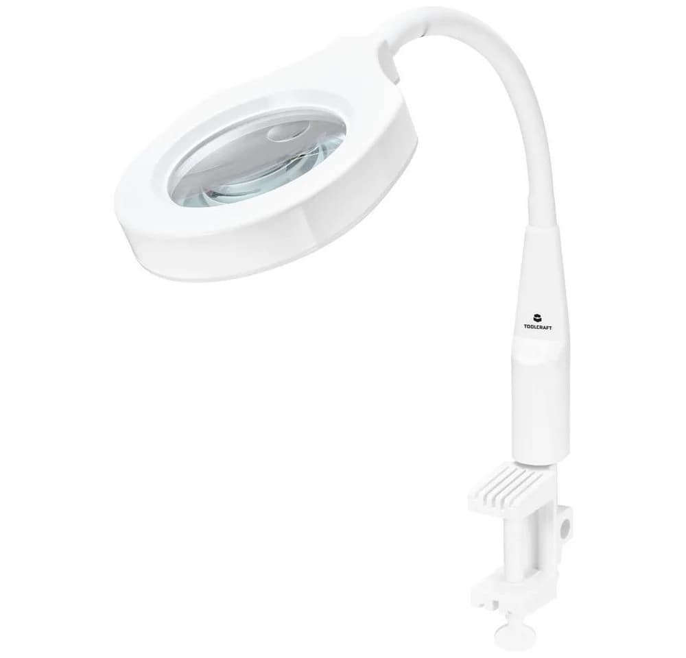 TOOLCRAFT Lupenlampe 2-in-1 dimmbar mit 1.75x Vergrößerung