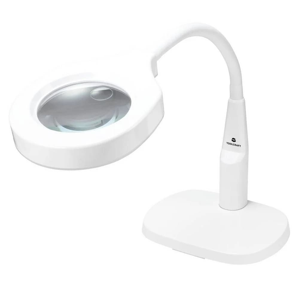 TOOLCRAFT Lupenlampe 2-in-1 dimmbar mit 1.75x Vergrößerung - Bild 2