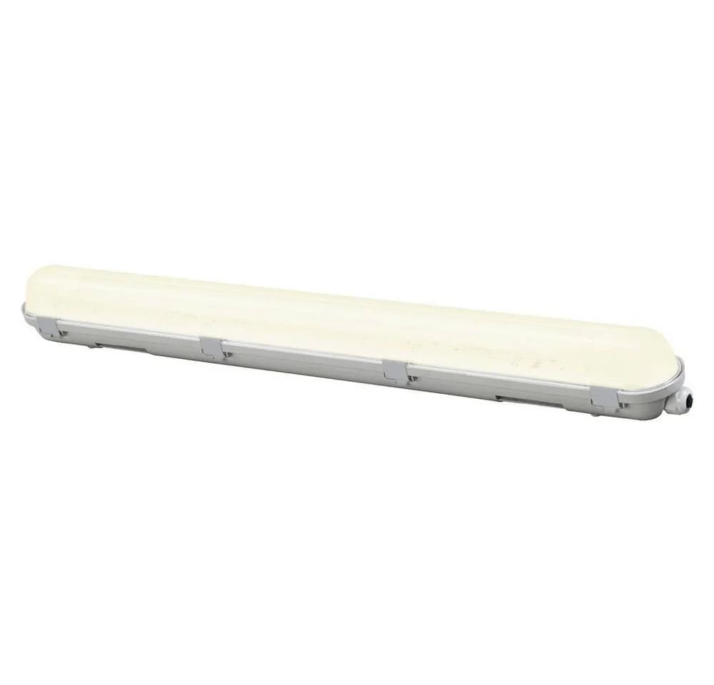 Sygonix LED-Feuchtraumleuchte LED G13 9W Naturweiß Grau
