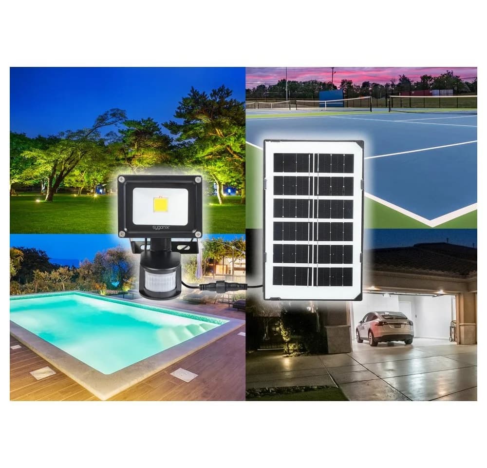 Sygonix Solar-Spot mit Bewegungsmelder 10W Neutralweiß - Bild 4