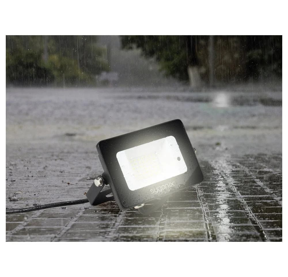 Sygonix LED Außenstrahler mit Bewegungsmelder IP65 Schwarz - Bild 3