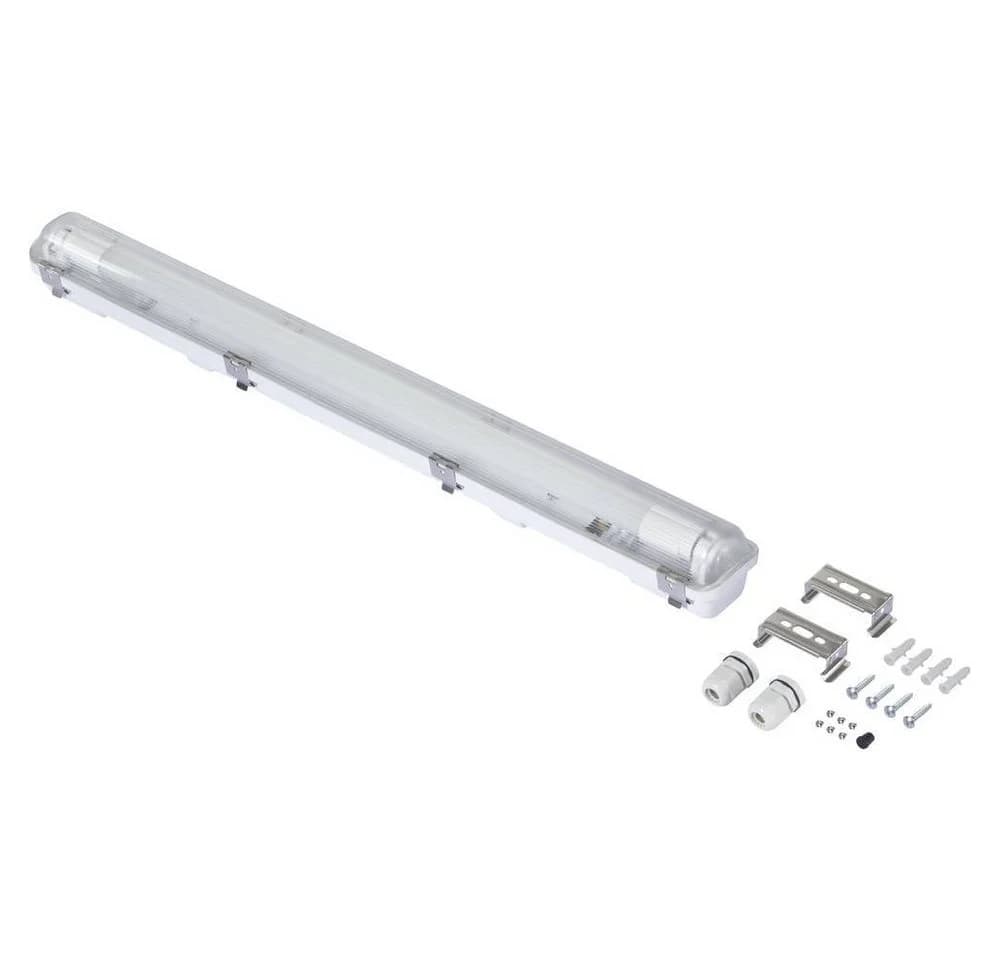 Sygonix LED-Feuchtraum-Wannenleuchte Neutralweiß Grau - Bild 4