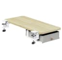SpeaKa Professional Schreibtischaufsatz mit Schublade Helles Holz Bild 2