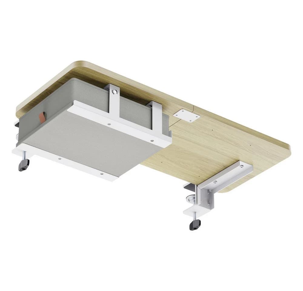 SpeaKa Professional Schreibtischaufsatz mit Schublade Helles Holz - Bild 4