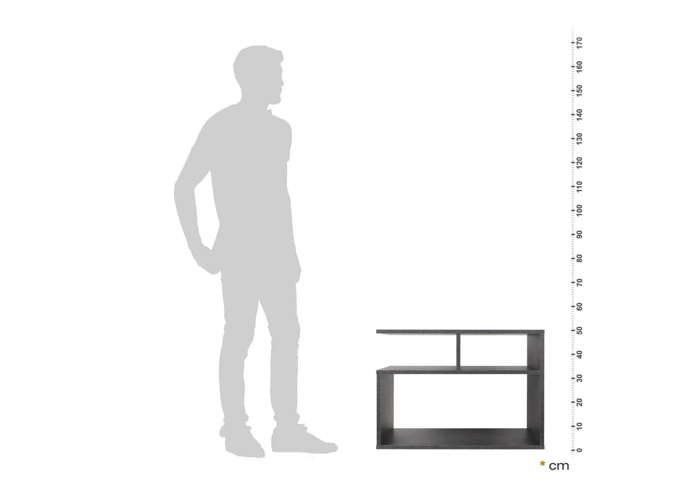 RICOO Couchtisch WM095-BG Beton-Grau - Bild 4