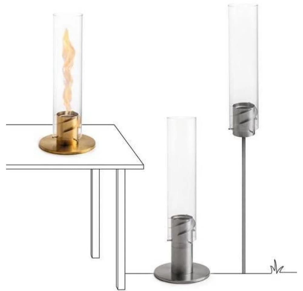 höfats Tischfeuer SPIN 120 Gold Rotierender Kamineffekt - Bild 4