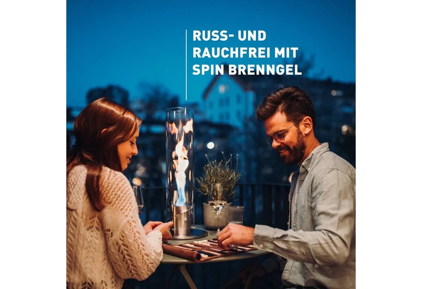 höfats Tischfeuer SPIN 90, 120 Edelstahl Silber - Bild 5