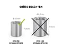höfats Tischfeuer Bio-Burner Silber Bild 1