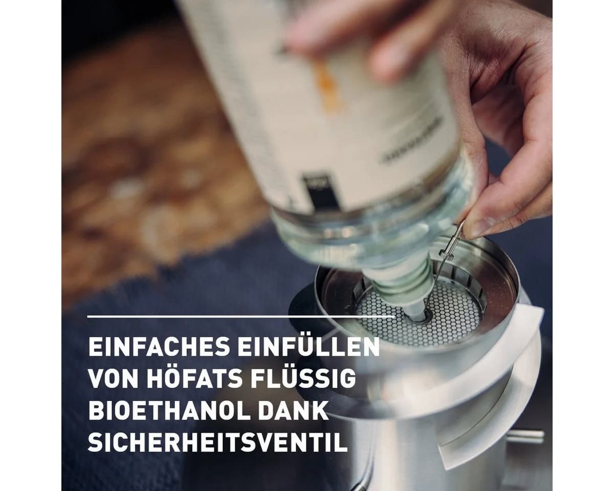 höfats Tischfeuer Bio-Burner Silber - Bild 5