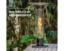 höfats SPIN 1200 Wärmeverteiler Edelstahl für Tischkamin Bild 5