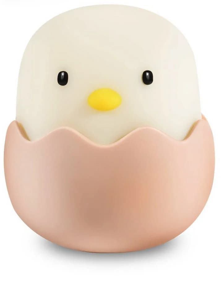 MegaLight LED Eggy Egg Nachtlicht Rosa/Weiß Dimmbar Akku - Bild 2