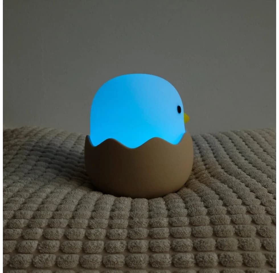 MegaLight LED Eggy Egg Nachtlicht Rosa/Weiß Dimmbar Akku - Bild 5