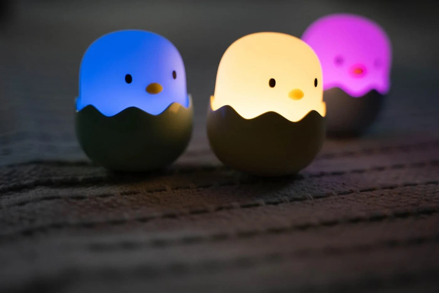 MegaLight LED Baby Eggy Nachtlicht mit Akku 3er-Set - Bild 4