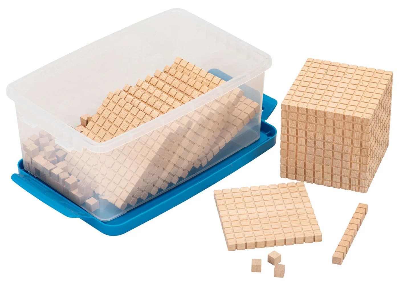 Betzold Lernspielzeug Zehnersystemsatz aus Buche Beige - Bild 2