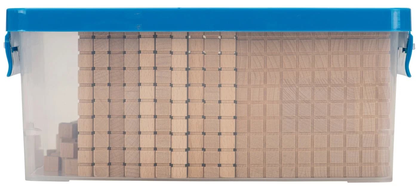 Betzold Lernspielzeug Zehnersystemsatz aus Buche Beige - Bild 3