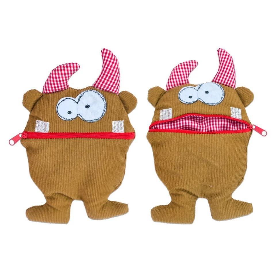 Betzold Sorgenmonster Kuscheltier Mimos füllbar bunt