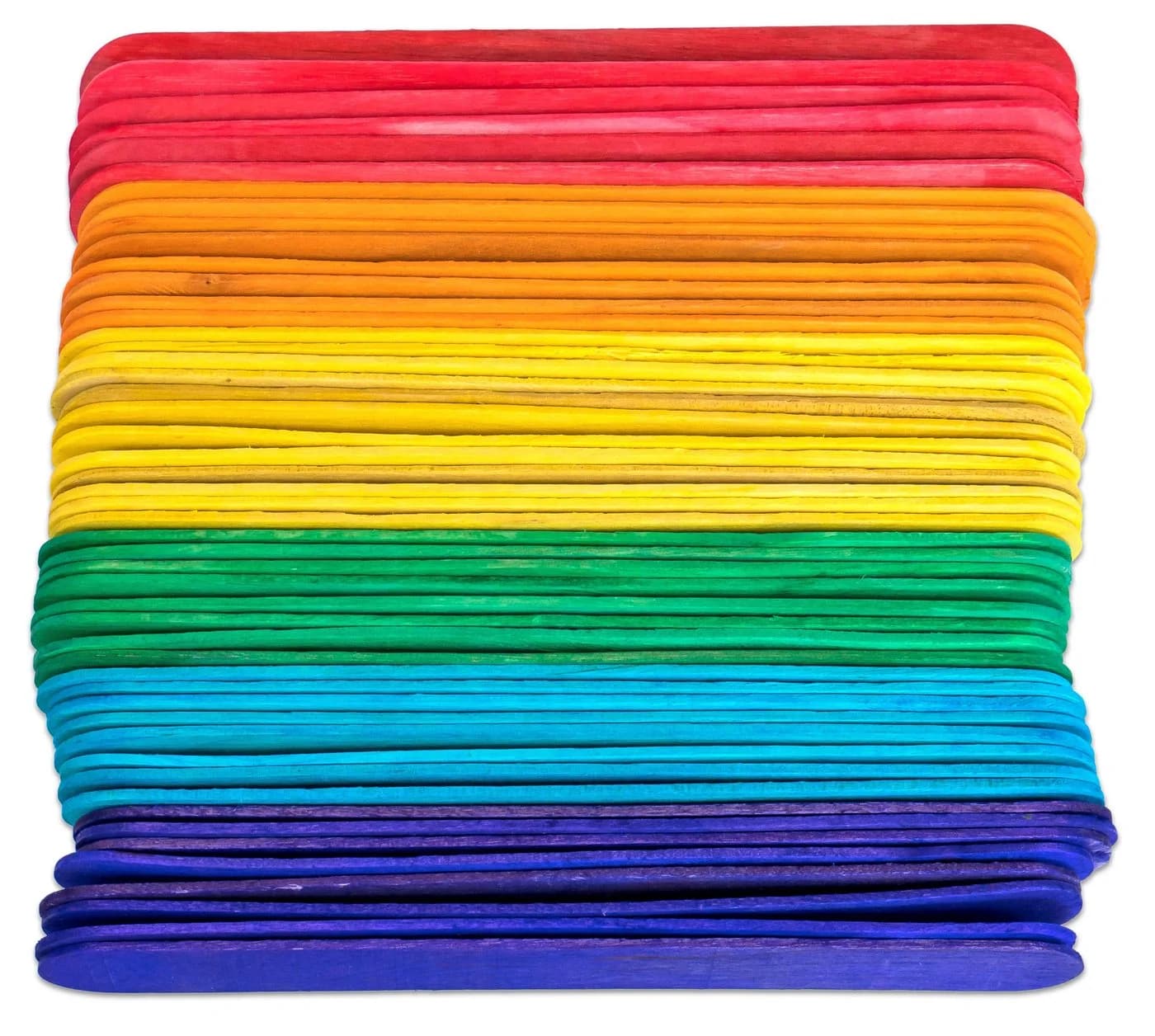 Betzold Bastelnaturmaterial Holzstäbchen, breit Bunt - Bild 2