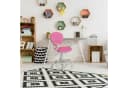 hjh OFFICE Kinderdrehstuhl KID COLOUR G1 Stoff Rosa Grau mit Armlehnen Bild 5