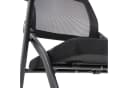 hjh OFFICE Klappstuhl PRIORITY II Stoff Netzstoff Gepolstert mit Rollen Bild 5