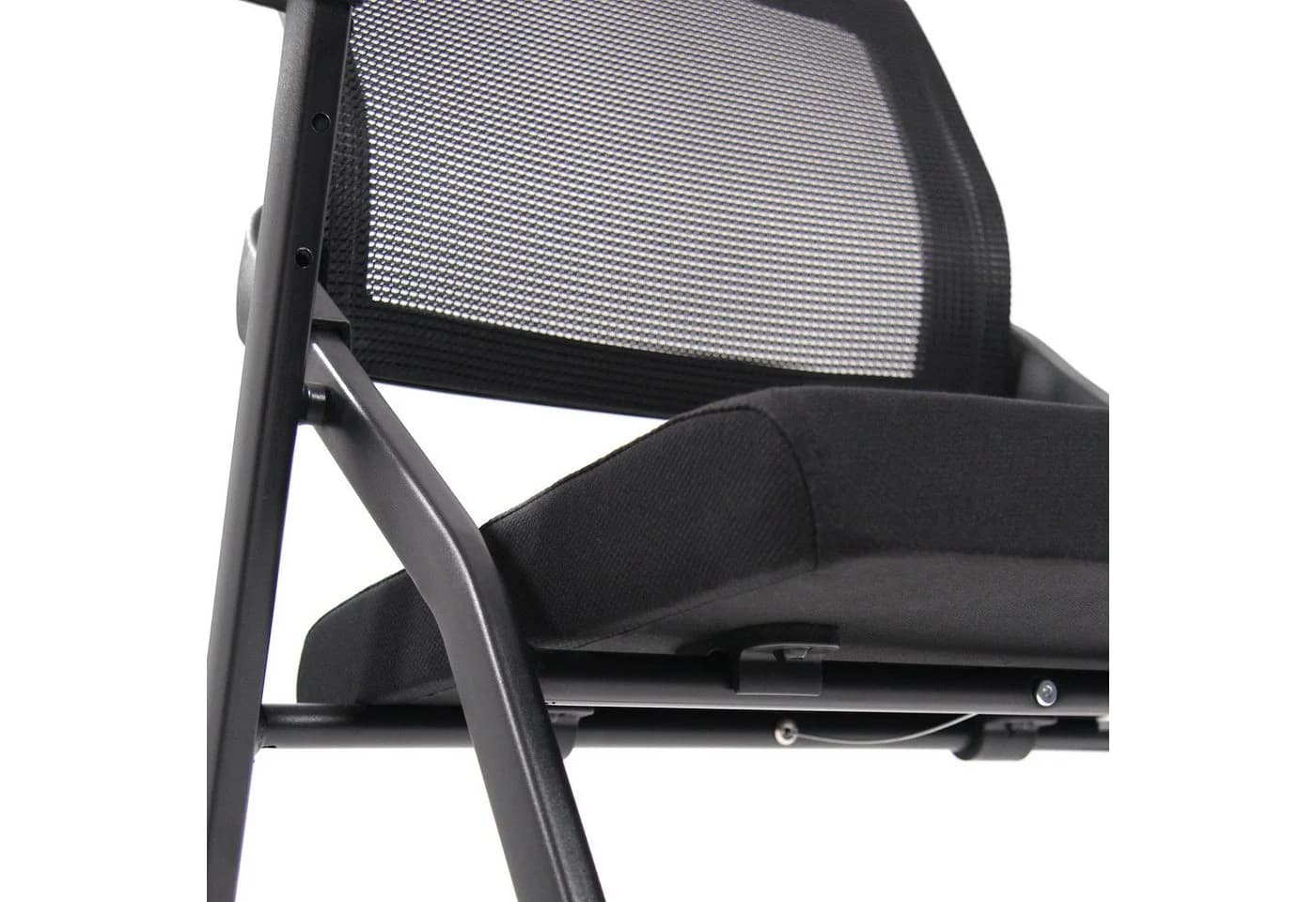 hjh OFFICE Klappstuhl PRIORITY II Stoff Netzstoff Gepolstert mit Rollen - Bild 5