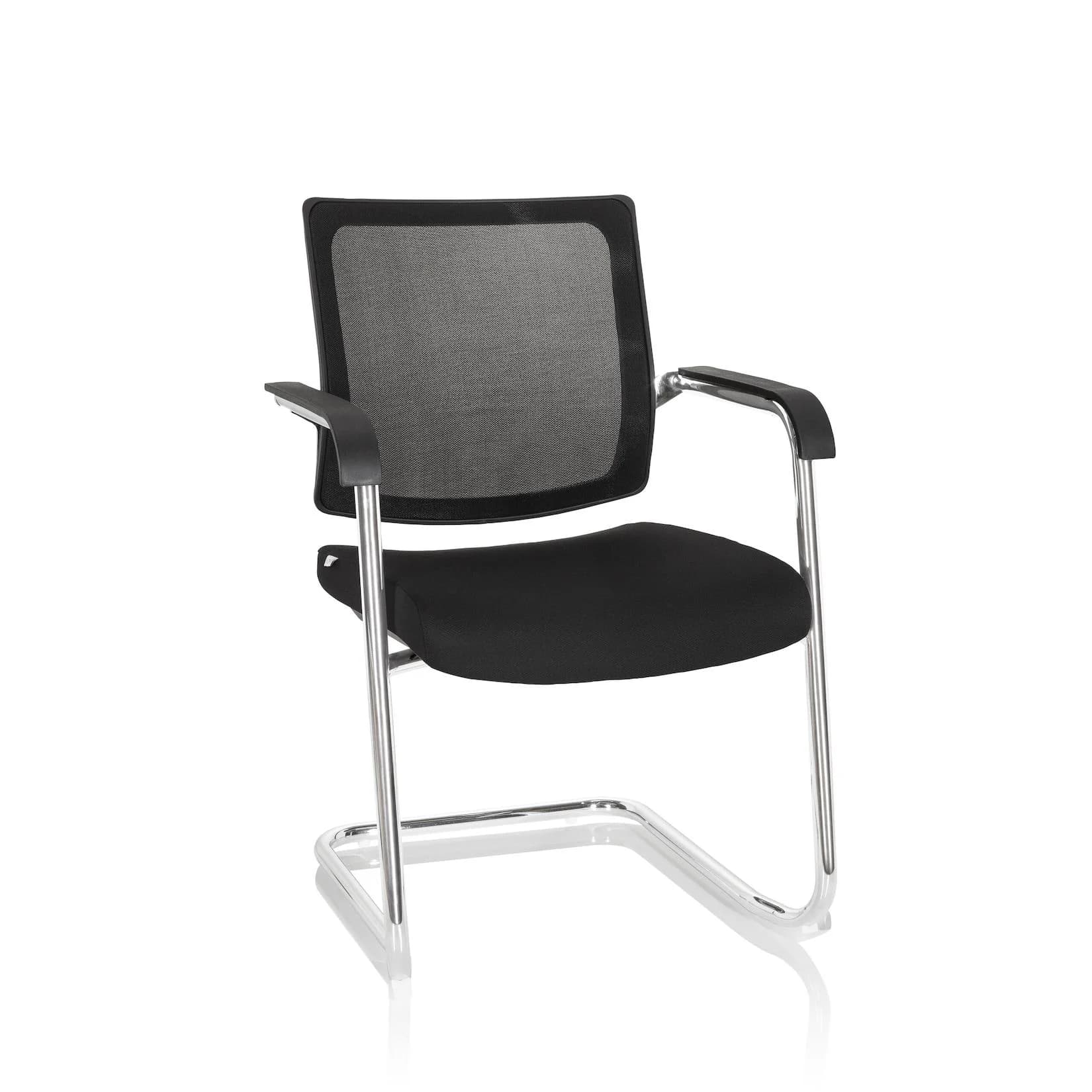 hjh OFFICE Freischwinger LEVIA V Stoff/Netzstoff