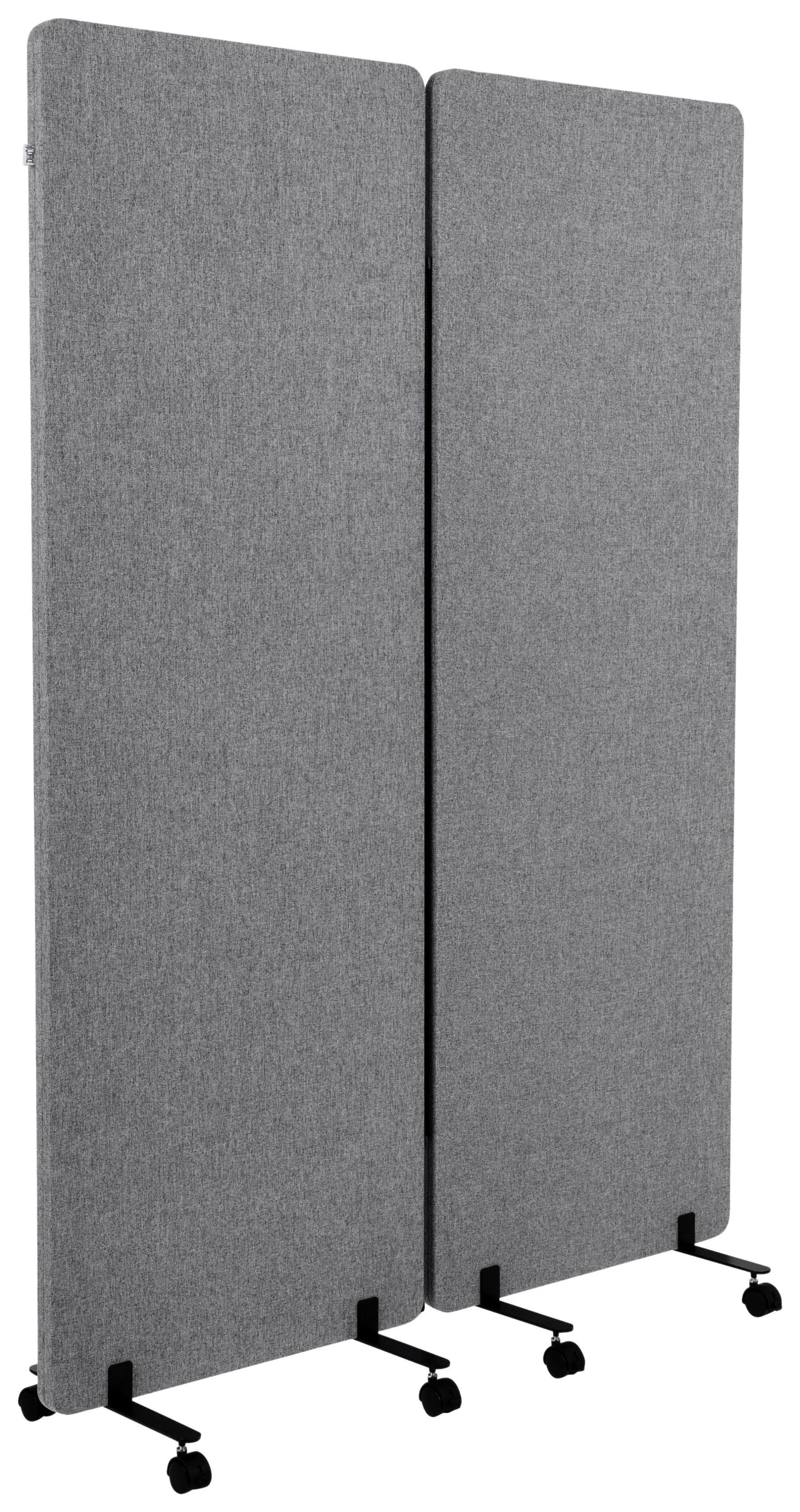 hjh OFFICE Trennwand FLEXMIUT 100 % PET + Polyester Mobiler Raumteiler - Bild 2