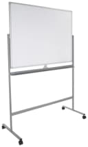 hjh OFFICE Whiteboard MULTIBOARD I Stahl Weiß Beidseitig Bild 2