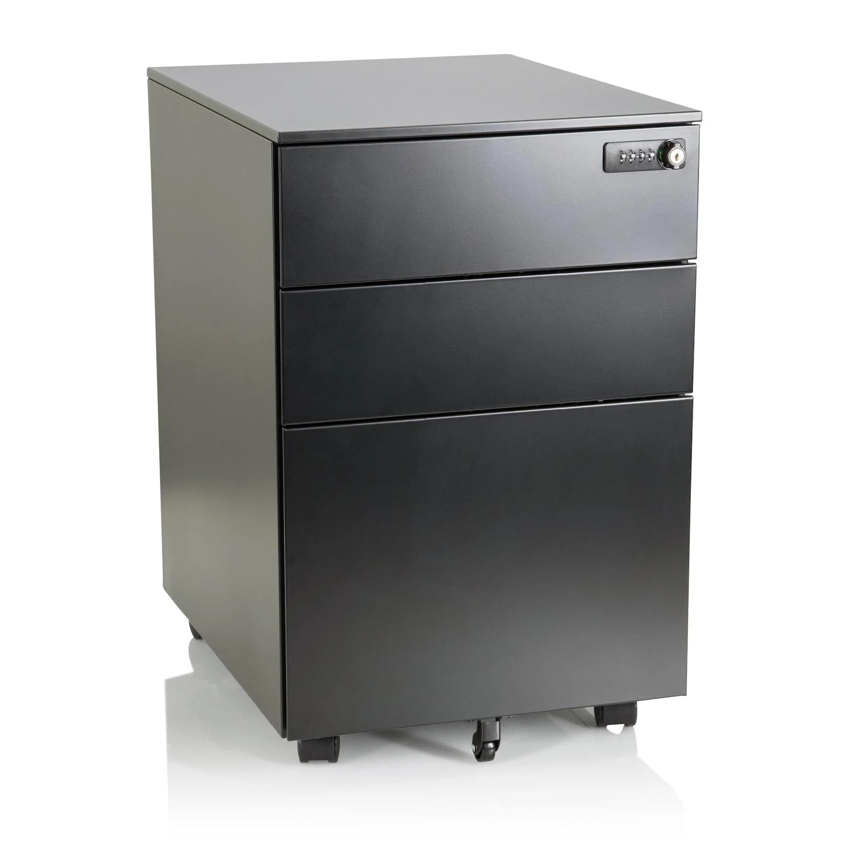 hjh OFFICE Rollcontainer COLOR OS I Stahl Grau