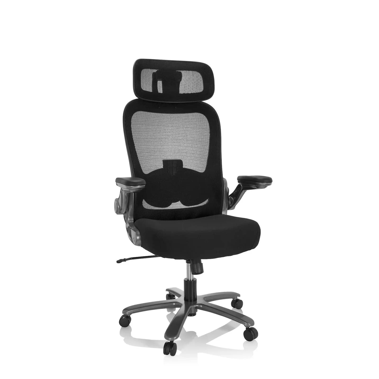 hjh OFFICE Drehstuhl INSTRUCTOR T I PRO Stoff mit abklappbaren Armlehnen