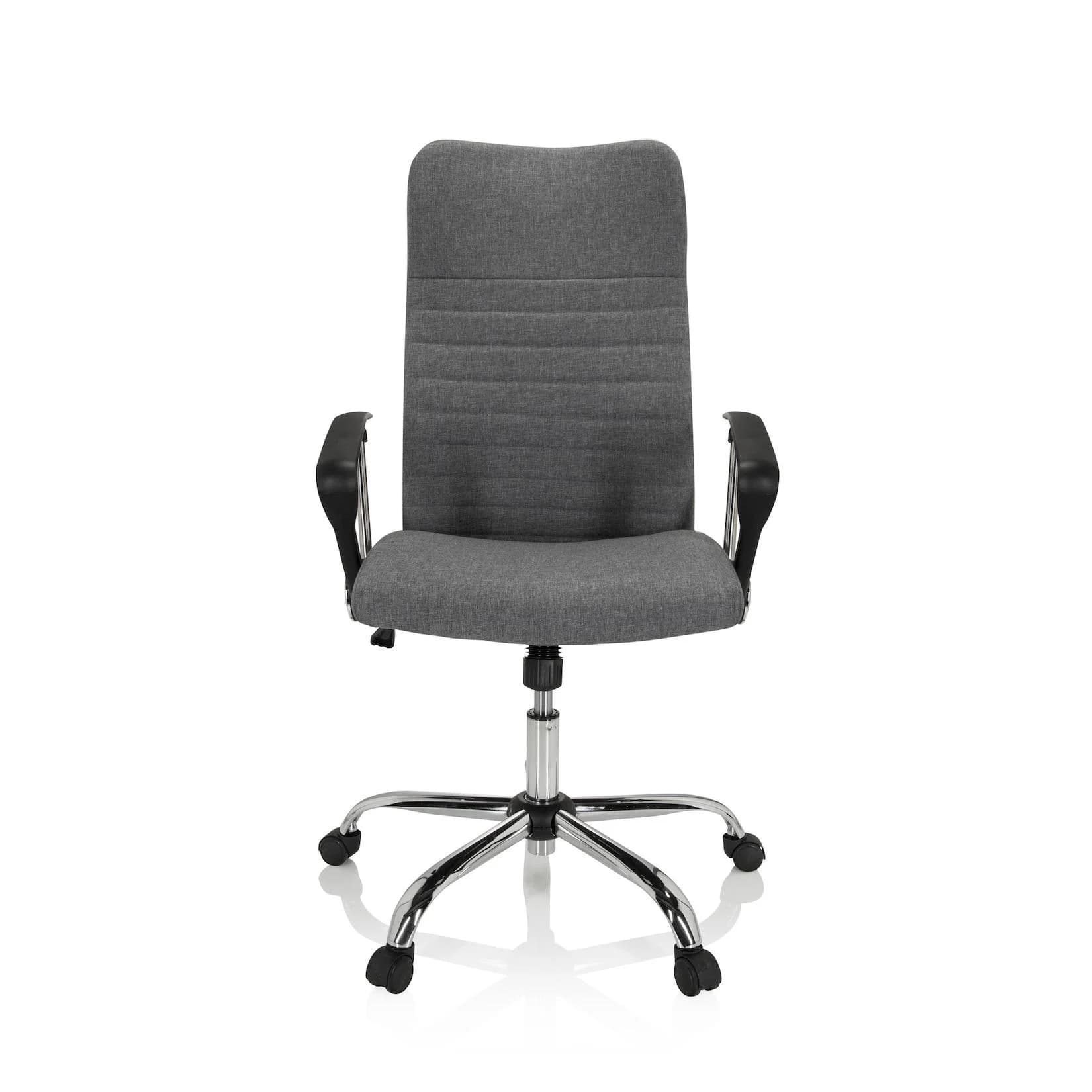 hjh OFFICE ARTON 40 Bürostuhl Stoff mit Armlehnen Home Office