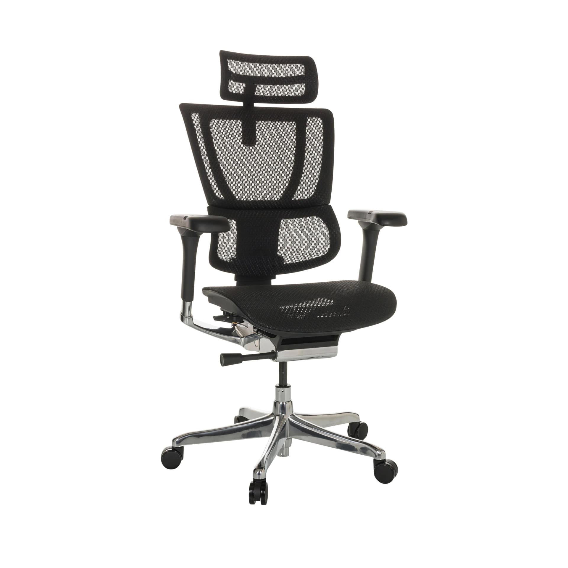 hjh OFFICE Chefsessel ERGOHUMAN SLIM GEN2 Grau Netzstoff Höhenverstellbar - Bild 2