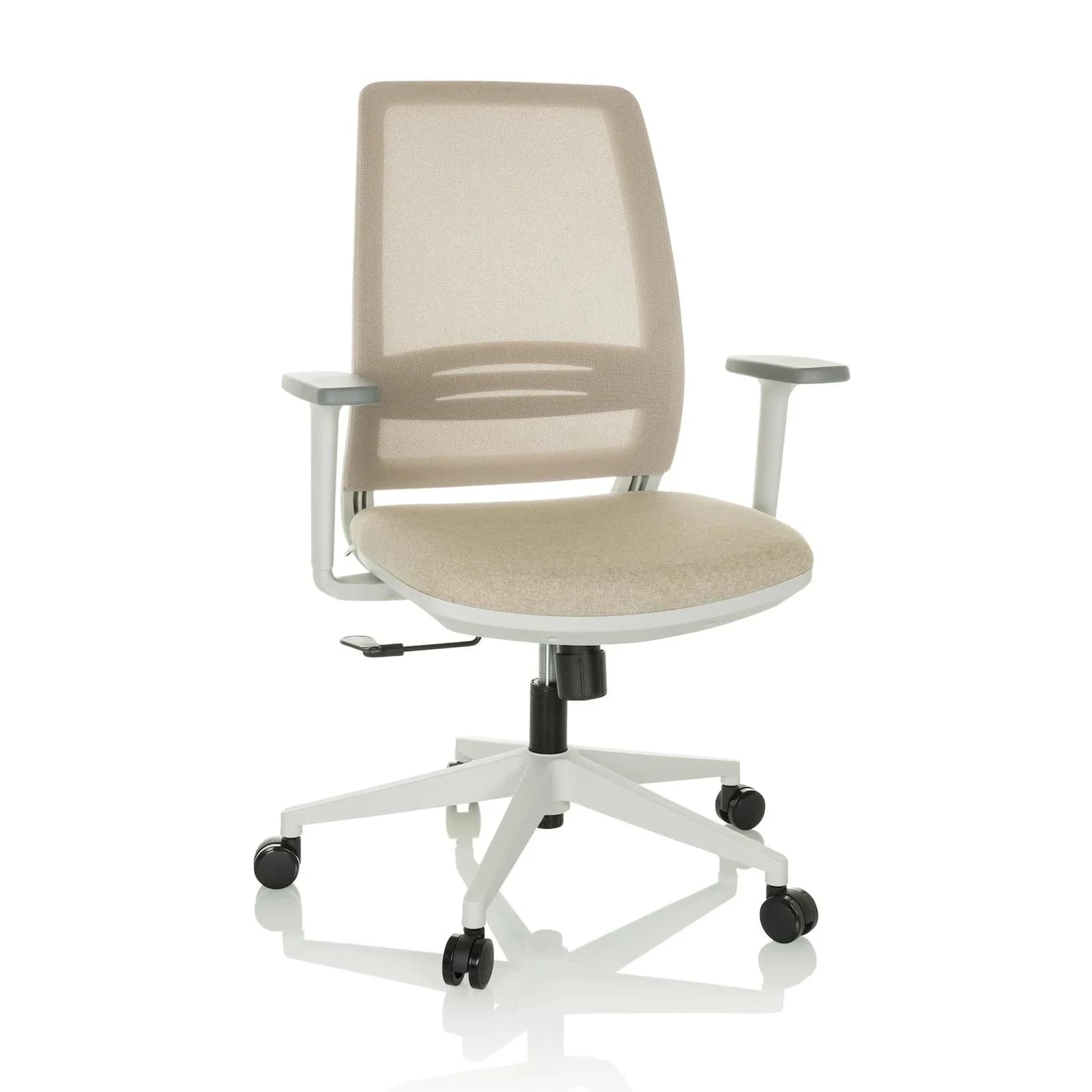 hjh OFFICE Bürostuhl PROFONDO ECO W Stoff Netzstoff mit Armlehnen