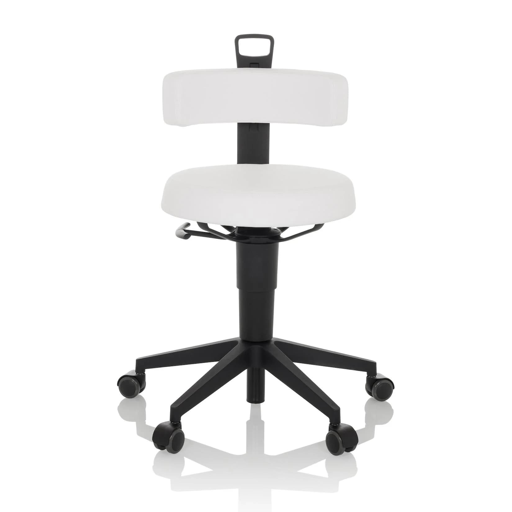 hjh OFFICE Drehhocker TOP WORK FLEX PU Kunstleder