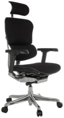 hjh OFFICE Luxus Chefsessel ERGOHUMAN GEN2 Stoff mit Armlehnen höhenverstellbar Bild 2