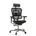 hjh OFFICE Luxus Chefsessel ERGOHUMAN GEN2 Leder/Netzstoff mit Armlehnen höhenverstellbar Bild 1