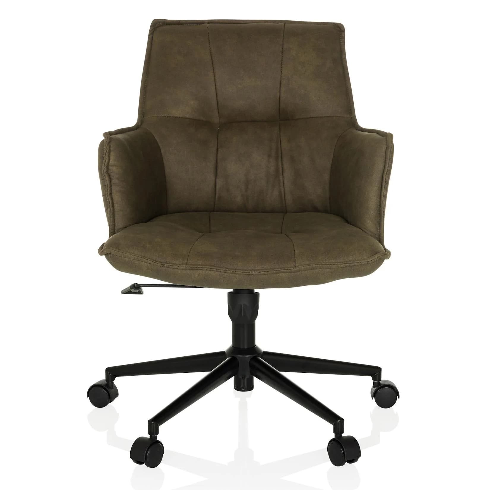 hjh LIVING Bürostuhl SOLAO LIFE Stoff Vintage mit Armlehnen