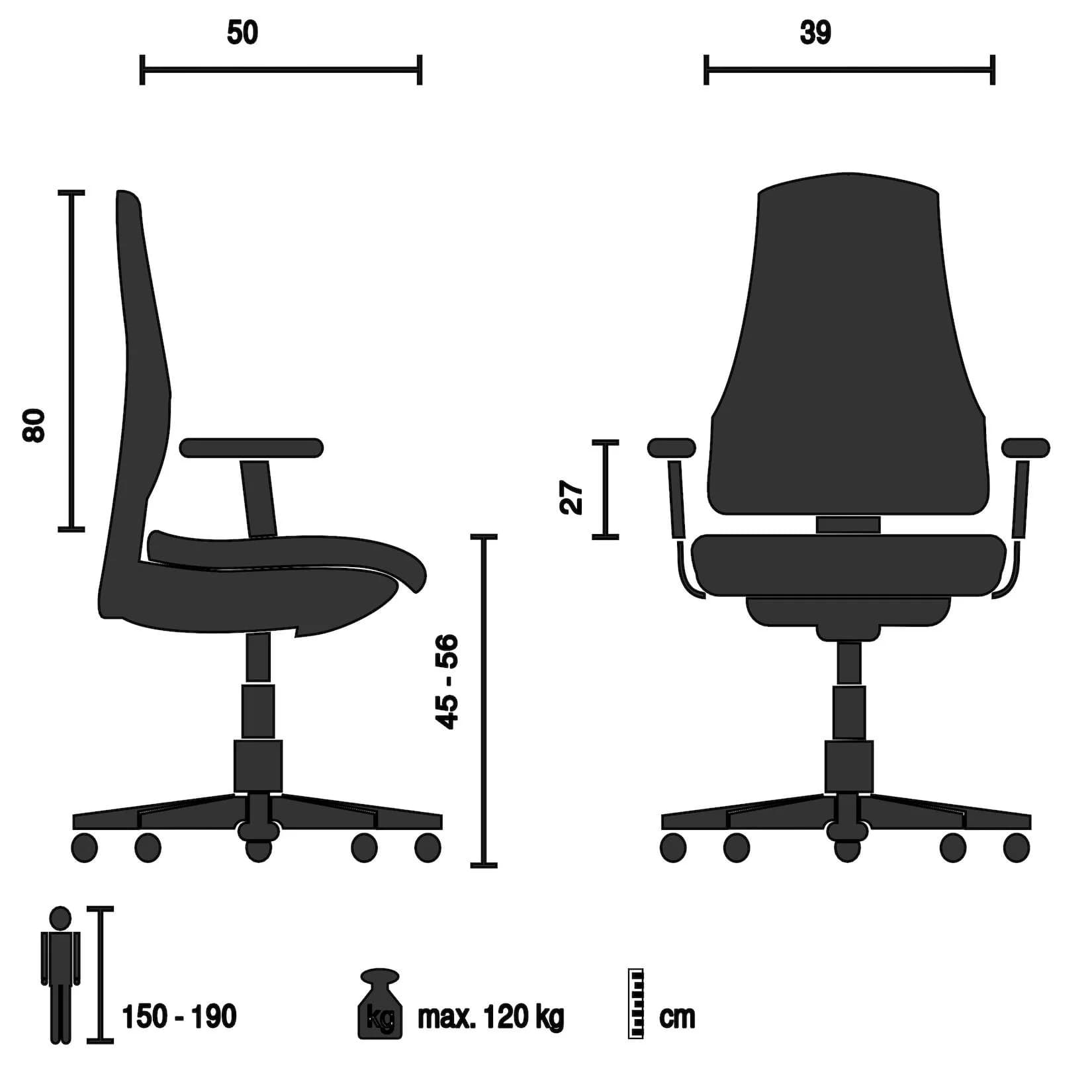 MyBuero Gamingstuhl GAMEBREAKER W03 Microfaser Ergonomisch