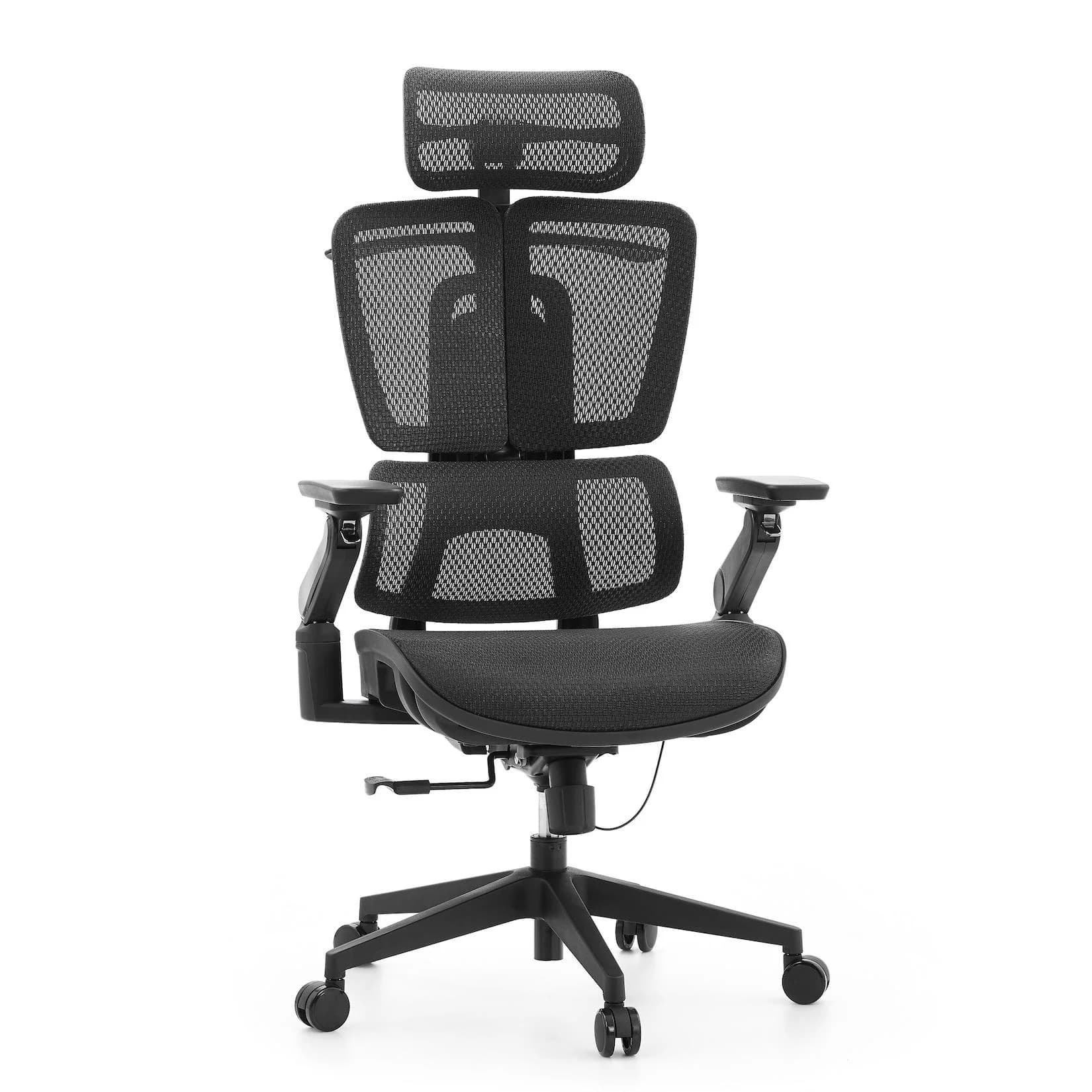 hjh OFFICE Profi Bürostuhl Ergo U2 Pro3 Netzstoff mit Armlehnen höhenverstellbar