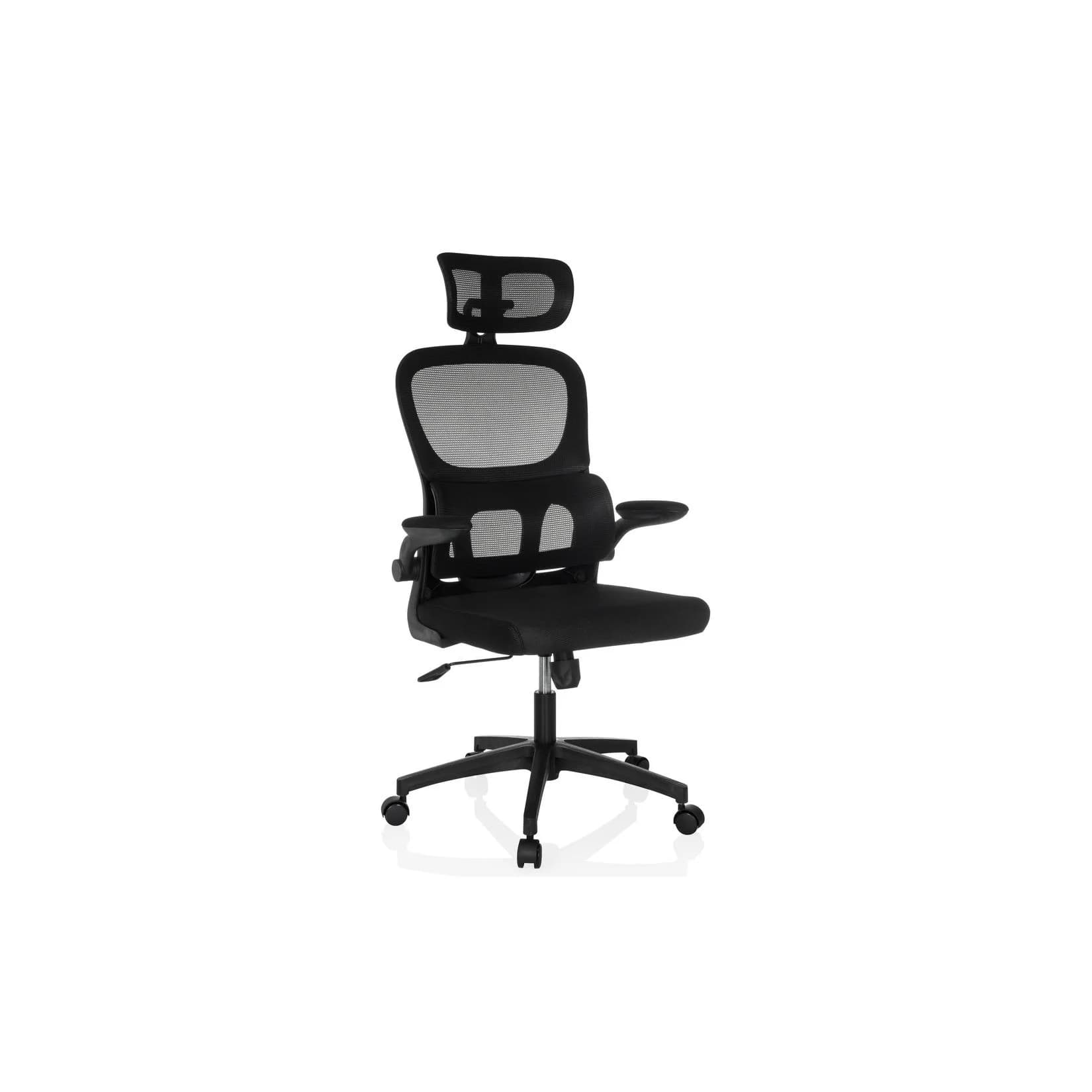 MyBuero Home Office Bürostuhl ERGOMY FLEX Stoff Netzstoff mit Armlehnen