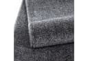 Carpettex Bettumrandung 3-tlg. Grau Kurzflor Polypropylen Bild 3