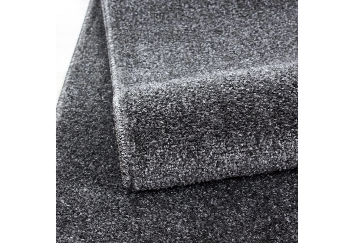 Carpettex Bettumrandung 3-tlg. Grau Kurzflor Polypropylen - Bild 3
