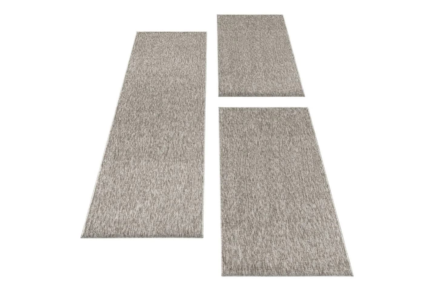 Carpettex Bettumrandung 3-tlg. Beige Polypropylen