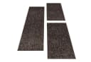Carpettex Bettumrandung 3-tlg. Braun Polypropylen Bild 1