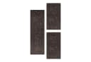 Carpettex Bettumrandung 3-tlg. Braun Polypropylen Bild 2