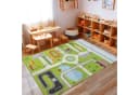 Carpettex Kinderteppich Straßenteppich Rechteckig Grün Rutschfest Bild 2