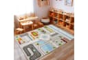 Carpettex Kinderteppich Grau Rechteckig Rutschfest Waschbar Bild 2