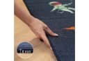 Carpettex Kinderteppich Weltraum Design Blau Rutschfest Waschbar Bild 3