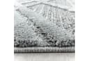 Carpettex Hochflor-Teppich Boho Grau Rund 20mm Bild 4