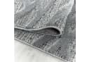 Carpettex Hochflor-Teppich Boho Grau Rund 20mm Bild 5